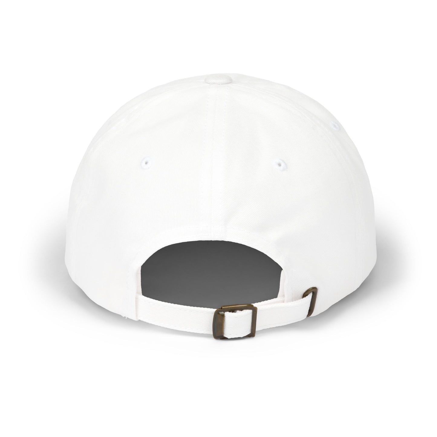 Crisis is My Baseline Embroidered Hat, Classic White Cap, Cosmic Medical Designs