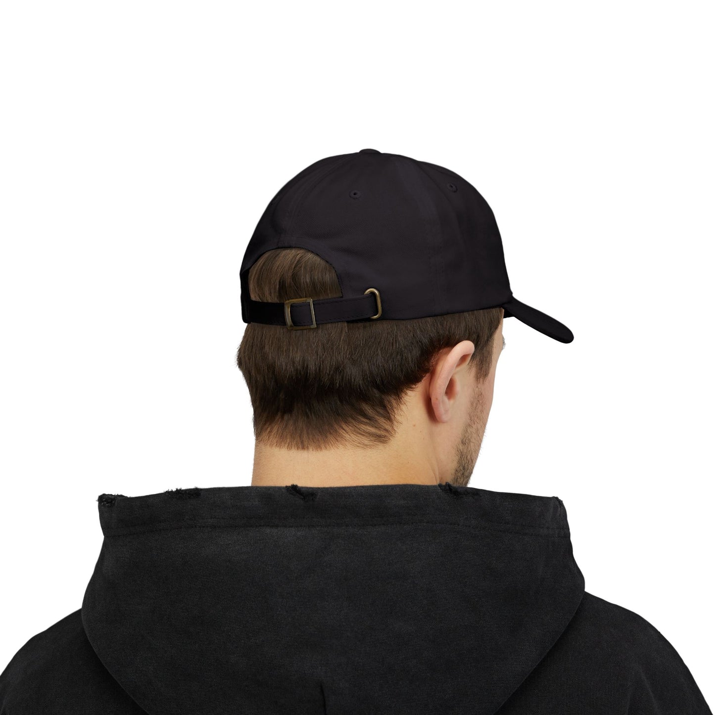 Crisis is My Baseline Embroidered Hat, Classic White Cap, Cosmic Medical Designs