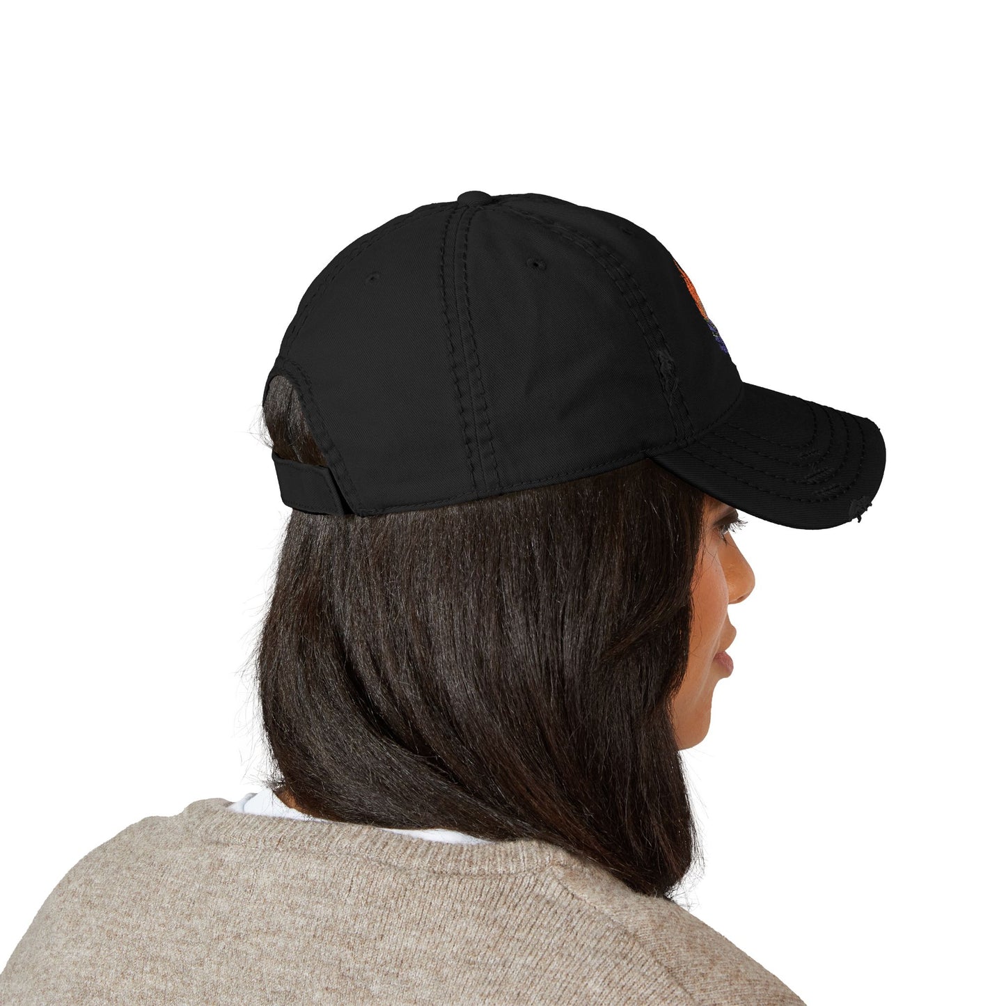 Embroidered Dumpster Fire Hat, Vintage Cap for Adventures, Hipster Style, Casual Fashion